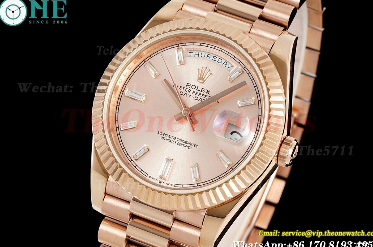 KF Dia DayDate RG Weight) 40mm Gold Rose 228235 VR3255(Gain RG 0523